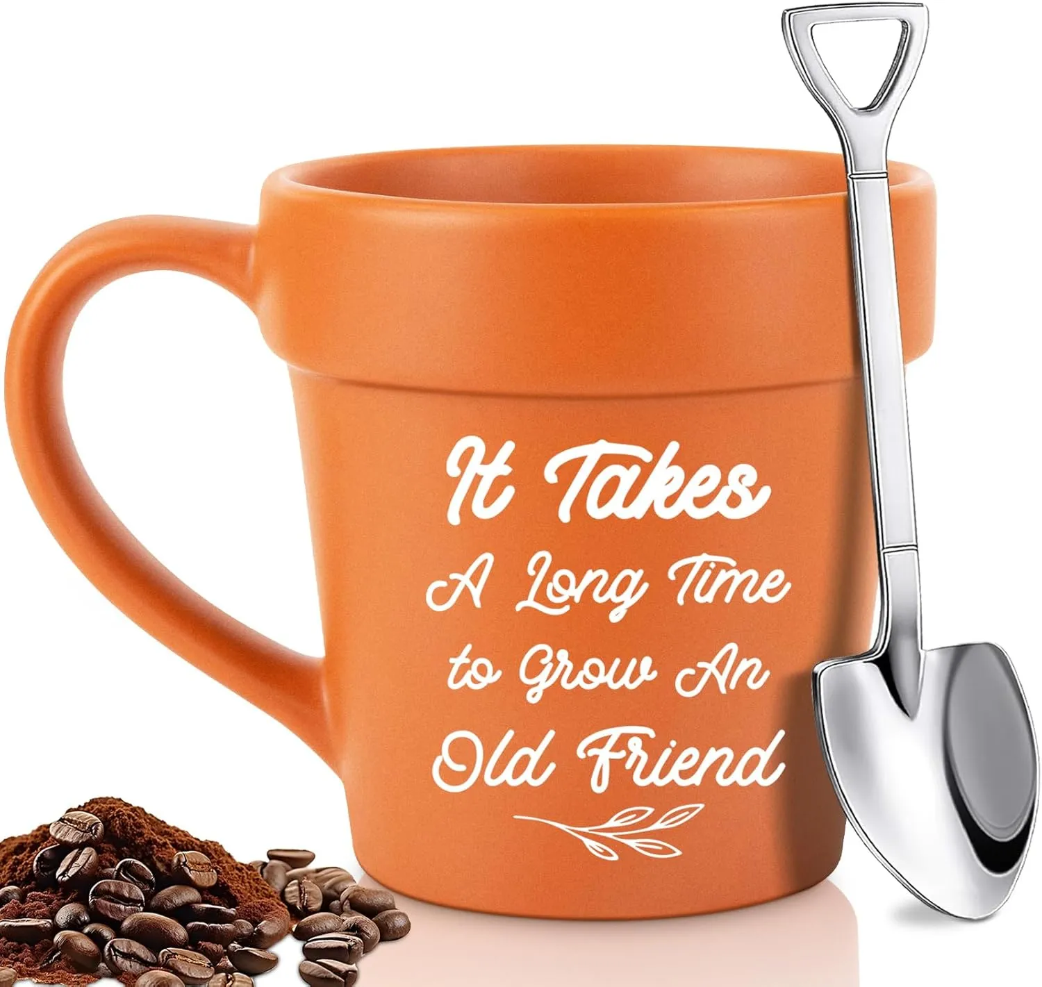 Friend Gifts For Women Birthday, Christmas Gifts for Friends, Friendship Gift for Best Friend Women, Funny Novelty Friend Plant Mug for BFF Old Friends