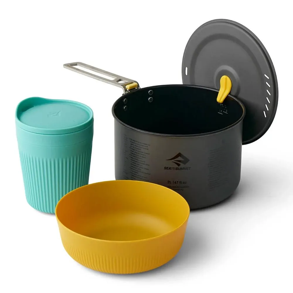 FRONTIER ULTRALIGHT 2L POT SET WITH INSULATED MUG - 1 PERSON