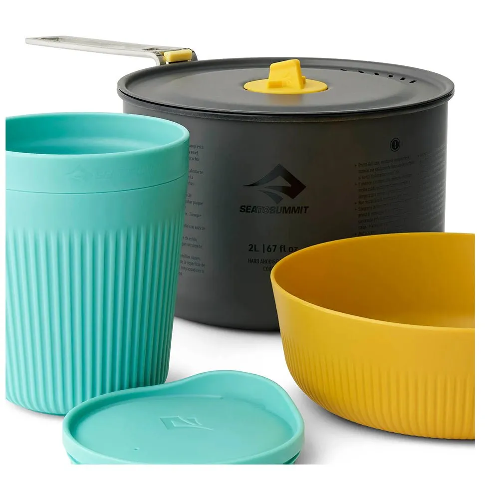 FRONTIER ULTRALIGHT 2L POT SET WITH INSULATED MUG - 1 PERSON