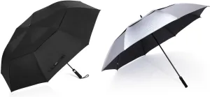G4Free 62 inch and 72 Inch UV Golf Umbrella Double Canopy