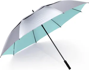 G4Free 72 Inch Huge Golf Umbrella UV Protection Auto Open Windproof Umbrella Oversized Extra Large Vented Double Canopy for Family
