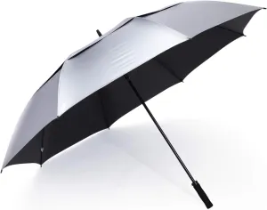 G4Free 72 Inch Huge Golf Umbrella UV Protection Auto Open Windproof Umbrella Oversized Extra Large Vented Double Canopy for Family