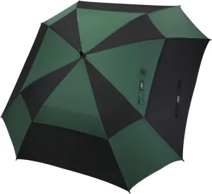 G4Free Extra Large Golf Umbrella 62/68 inch Square Vented Windproof Auto Open Double Canopy Oversized Stick Umbrella