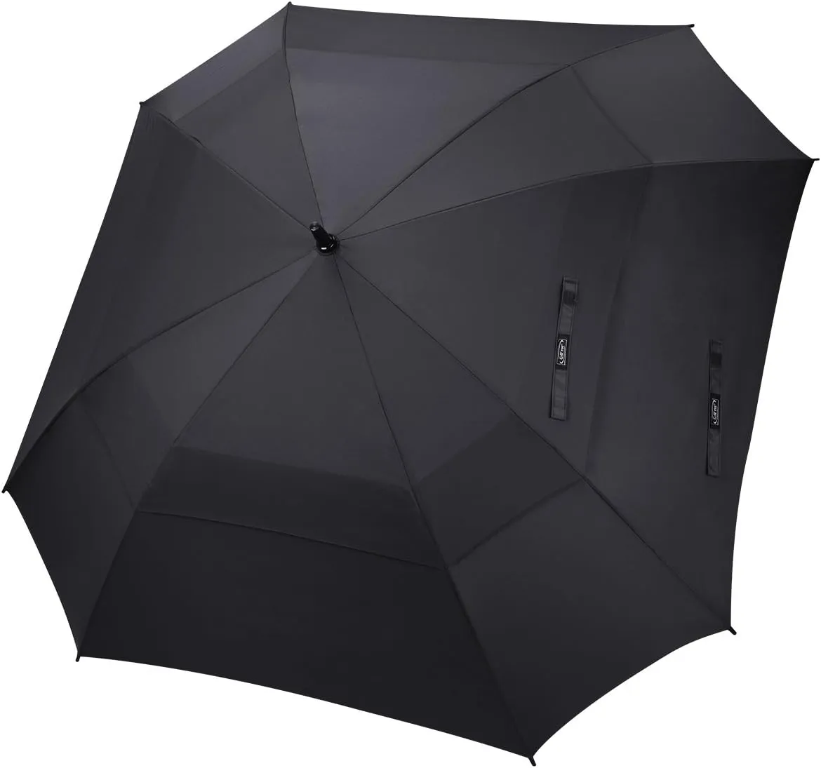 G4Free Extra Large Golf Umbrella 62/68 inch Square Vented Windproof Auto Open Double Canopy Oversized Stick Umbrella