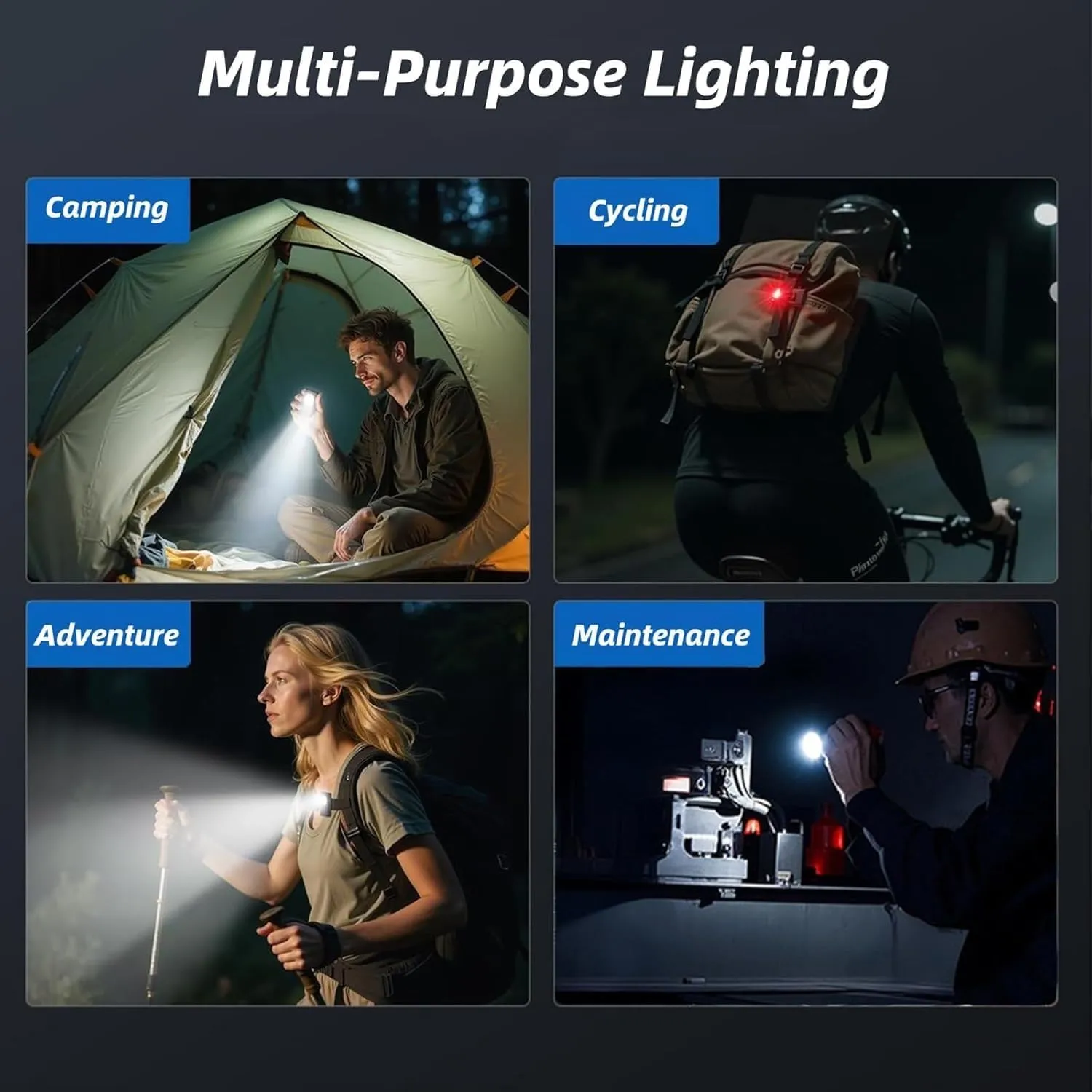 G5 EDC Light 400 Lumens,G5 Pocket-Sized LED Light - 400LM Brightness,USB-C,Magnetic Clip,Rechargeable Ip68 Waterproof,Portable Small Keychain Flashlight Great for Gear Bag,Repairs,Backpacking(2pcs#a)