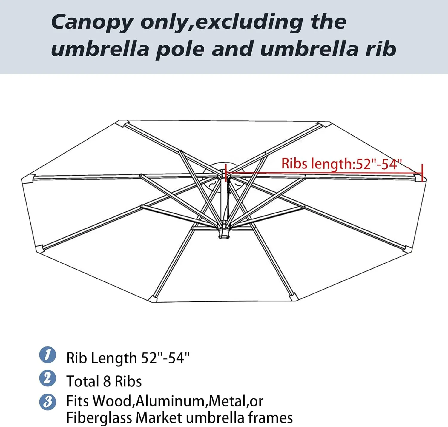 Garden Lucky Umbrella canopy