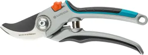 GARDENA (8906) Adjustable Bypass Garden Pruning Shears for Trees, Roses, and Flowers up to 1". Heavy Duty Professional Scissors with Steel Cutting Blades, Sharp Trimming Pruners. Made in Germany
