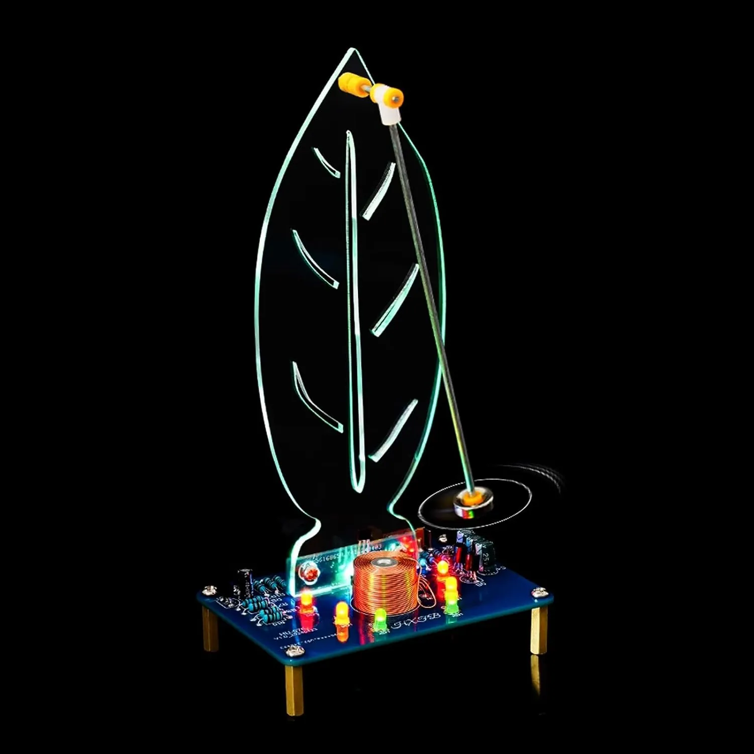 Gikfun Electromagnetic Swing Soldering Kit LED Lights, DIY Electronics Practice Kit for Beginners, Hobbyists and STEM Science Project, Desk Decor, Gift Idea EK8488