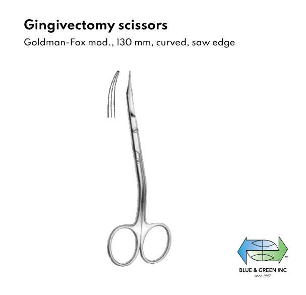Gingivectomy scissors (HSB 051-13)
