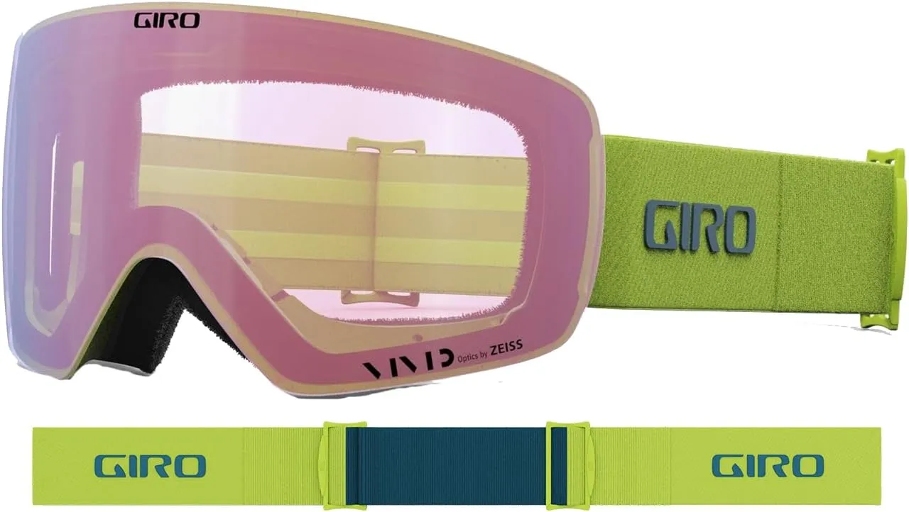 Giro Contour RS Snowboard Ski Goggles - for Men & Women - Magnetic Quick Change w/ 2 VIVID Lenses - Anti-Fog Vent Tech - OTG