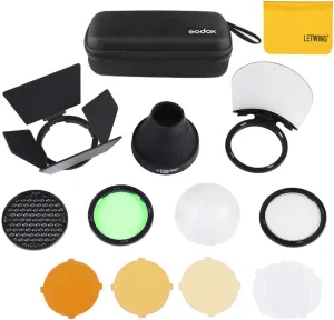 Godox AK-R1 Accessories Kit for Godox V1 Godox V1 Pro Godox AD100 Pro Godox V100 Round Head Flash and Godox H200R Round Flash Head to Godox AD200/Godox AD200 Pro/Godox AD200Pro II Pocket Flash
