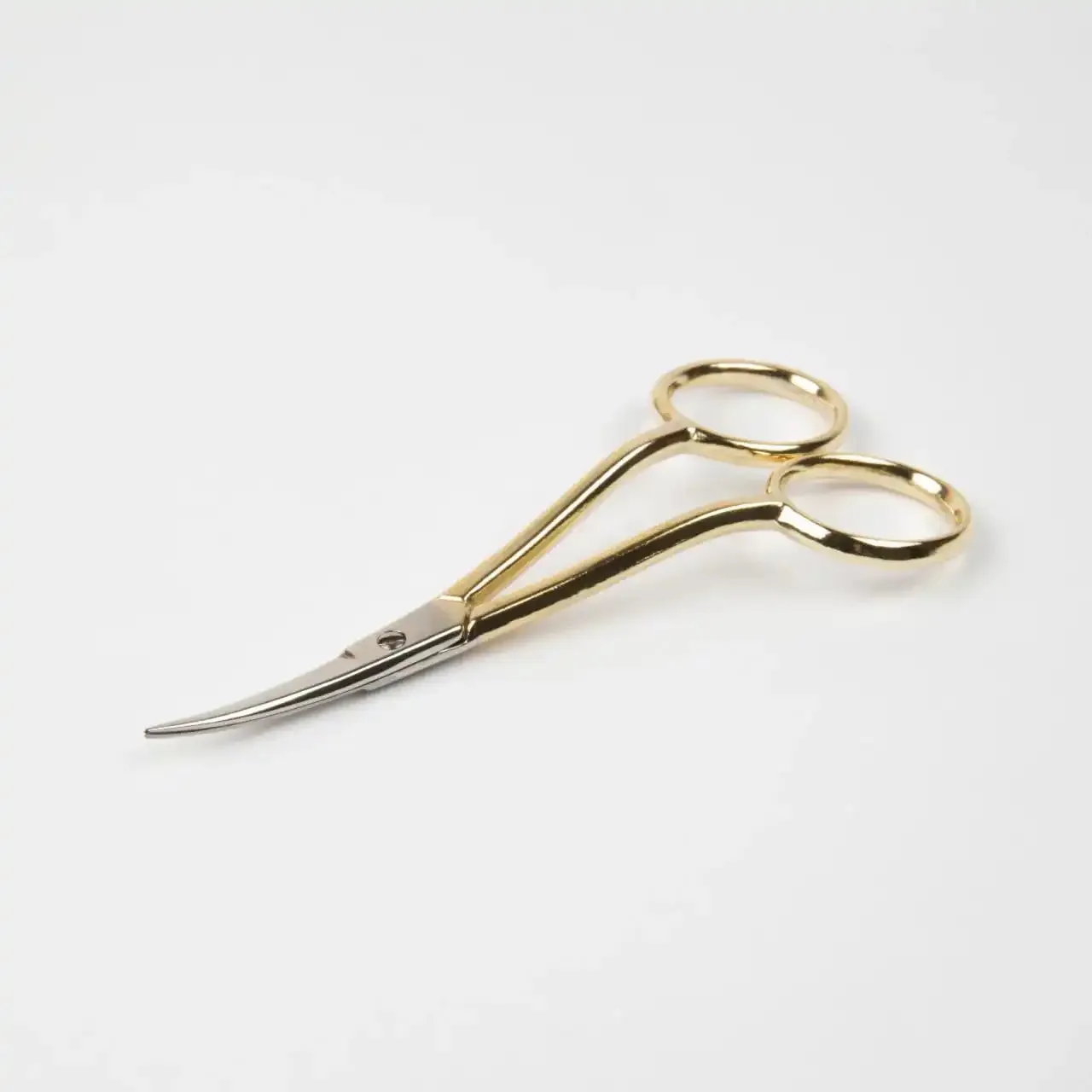Gold Plated Double Curved Scissors - Madeira