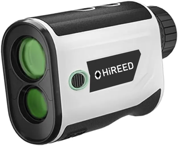 Golf Rangefinder with Slope 1200 Yards Laser Range Finder Golf Continuous Scan Flag Lock Vibration, 7X Magnification Strong Magnet USB Rechargeable Range Finders with Magnet Stripe