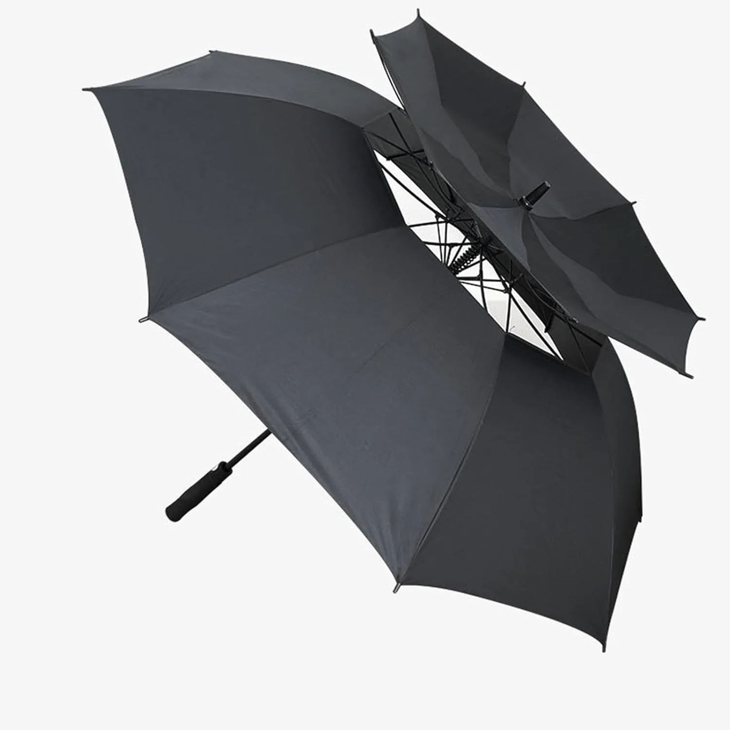 Golf Umbrella Automatic Opening Large Waterproof Gift Sturdy Heavy Duty Double Canopy Vented Umbrella Windproof for Outdoor