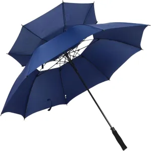 Golf Umbrella Automatic Opening Large Waterproof Gift Sturdy Heavy Duty Double Canopy Vented Umbrella Windproof for Outdoor