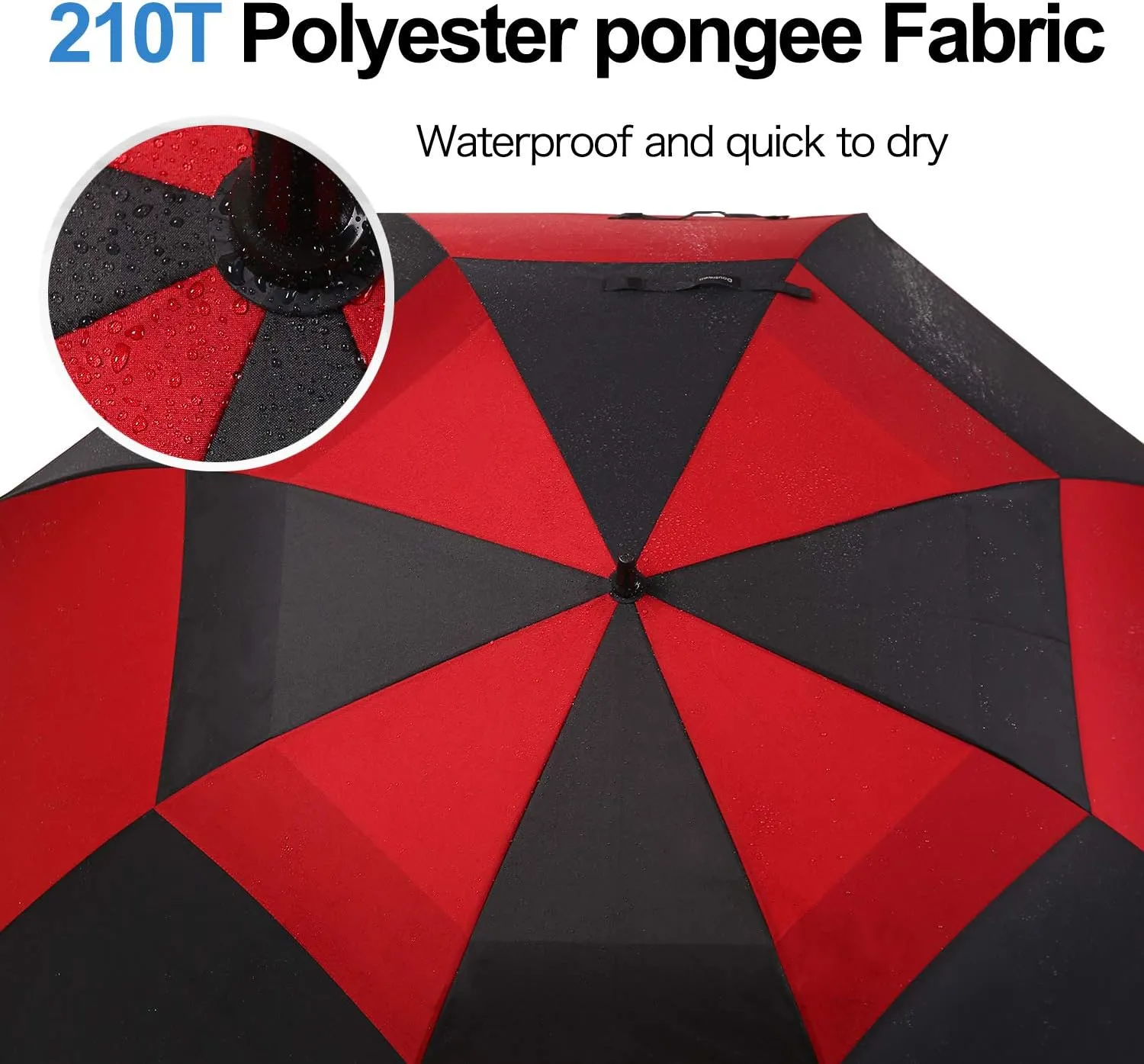 golf umbrella large oversize 68 inches air vent double canopy windproof automatic straight rain umbrellas for men and women