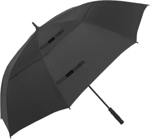 golf umbrella large oversize 68 inches air vent double canopy windproof automatic straight rain umbrellas for men and women