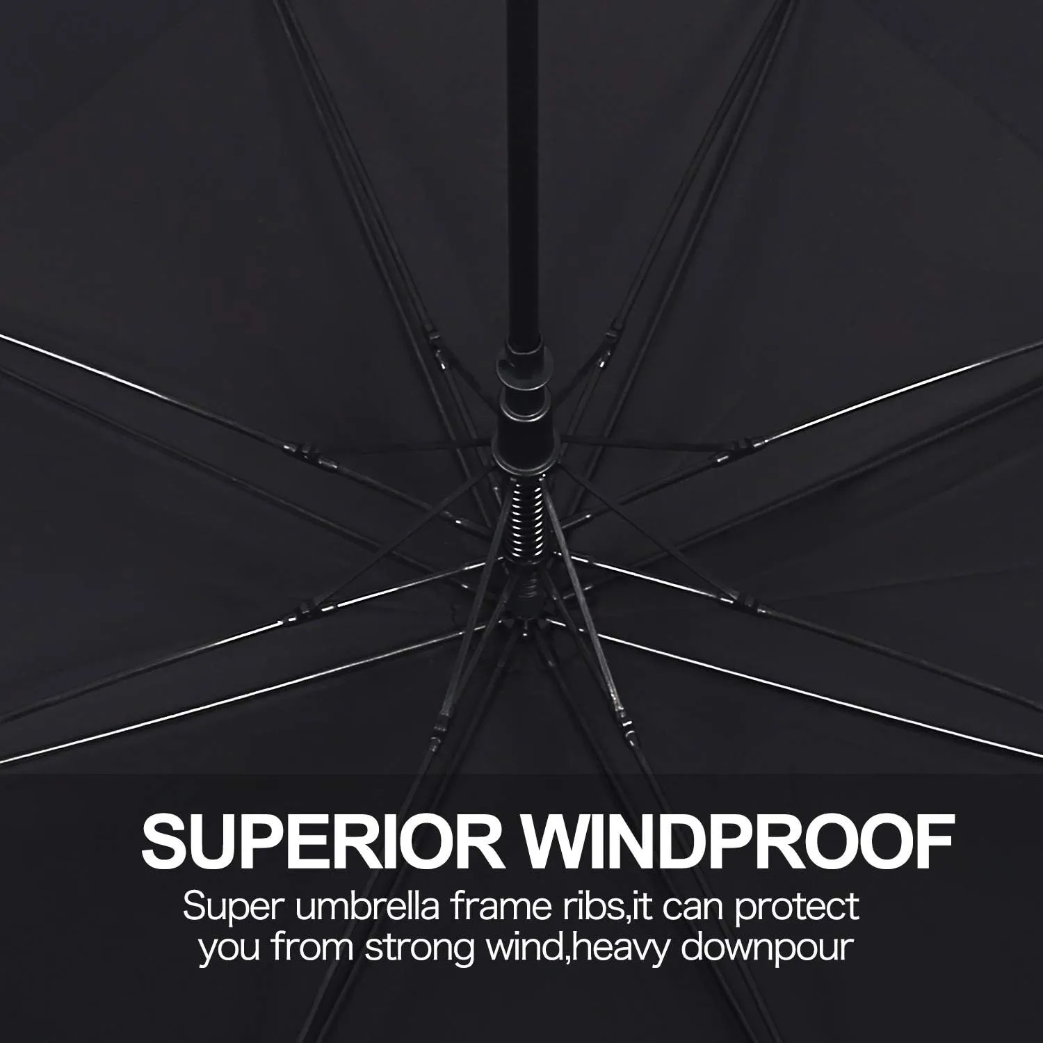 golf umbrella large oversize 68 inches air vent double canopy windproof automatic straight rain umbrellas for men and women