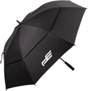 Golf Umbrella - Oversized 53.15 Inch Double Canopy Auto Open Windproof Rain Umbrella with Fiber Frame for Hiking Traveling