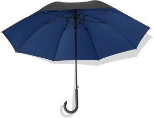 Golf Umbrella,Windproof Large Umbrellas For Rain,j Stick Handle,Easy to Grip,Double Canopy Cloth,With Umbrella Cover,115cm / 124cm