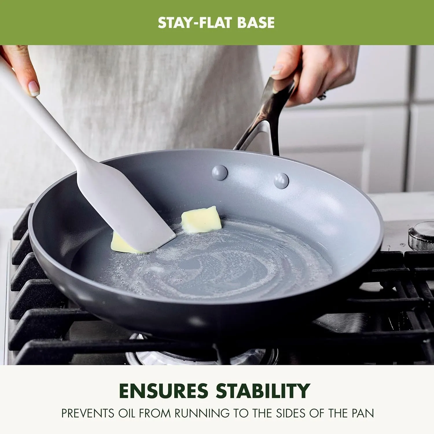 GreenPan Valencia Pro Hard Anodized Healthy Ceramic Nonstick 22 Piece Cookware Pots & Pans Set, Fry Grill, Griddle, Saute & Sauce Pans, Stockpot,Lids, PFAS-Free, Induction, Dishwasher & Oven Safe,Gray