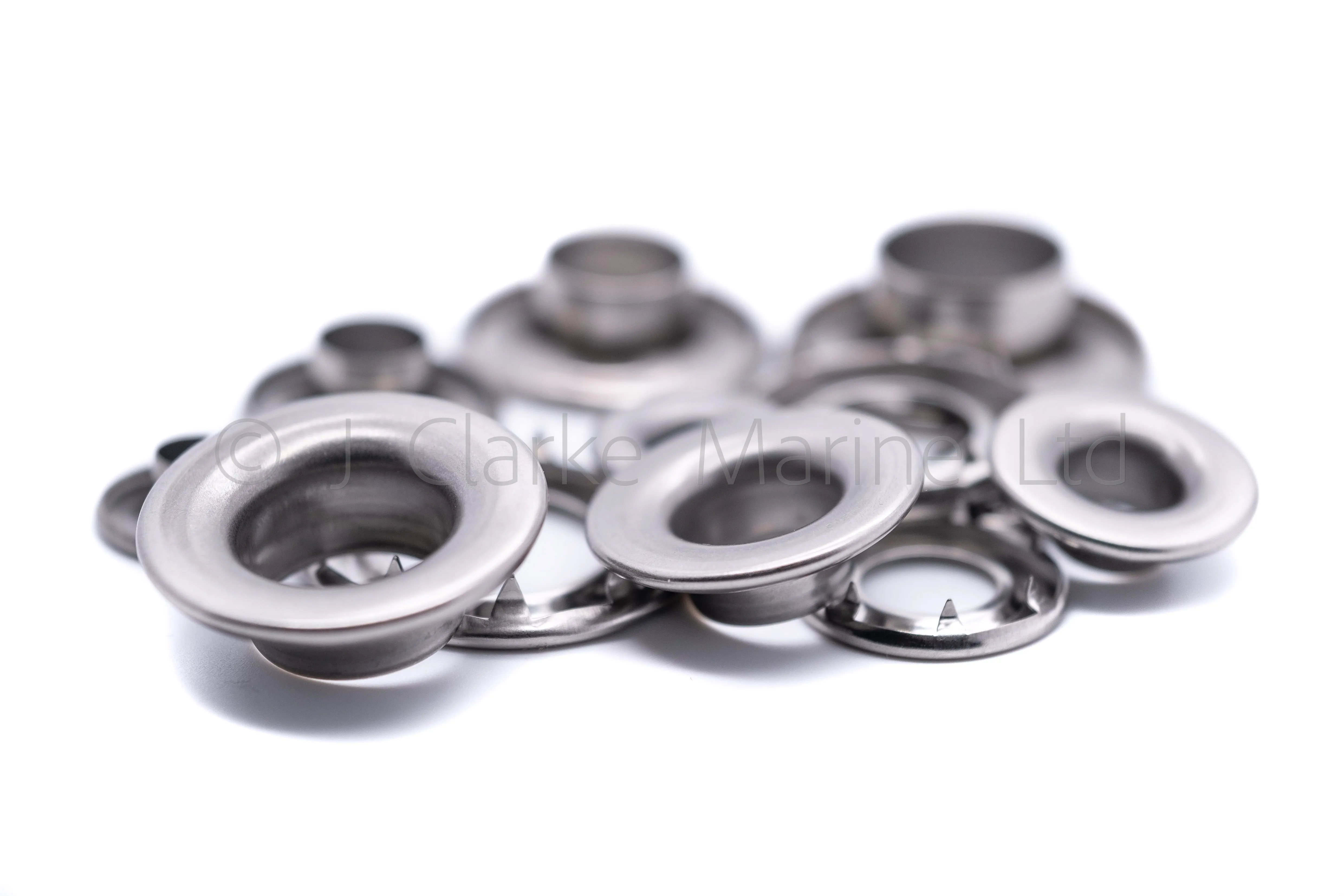 Grommets eyelets marine grade stainless steel rolled rim heavy duty 7mm - 16mm