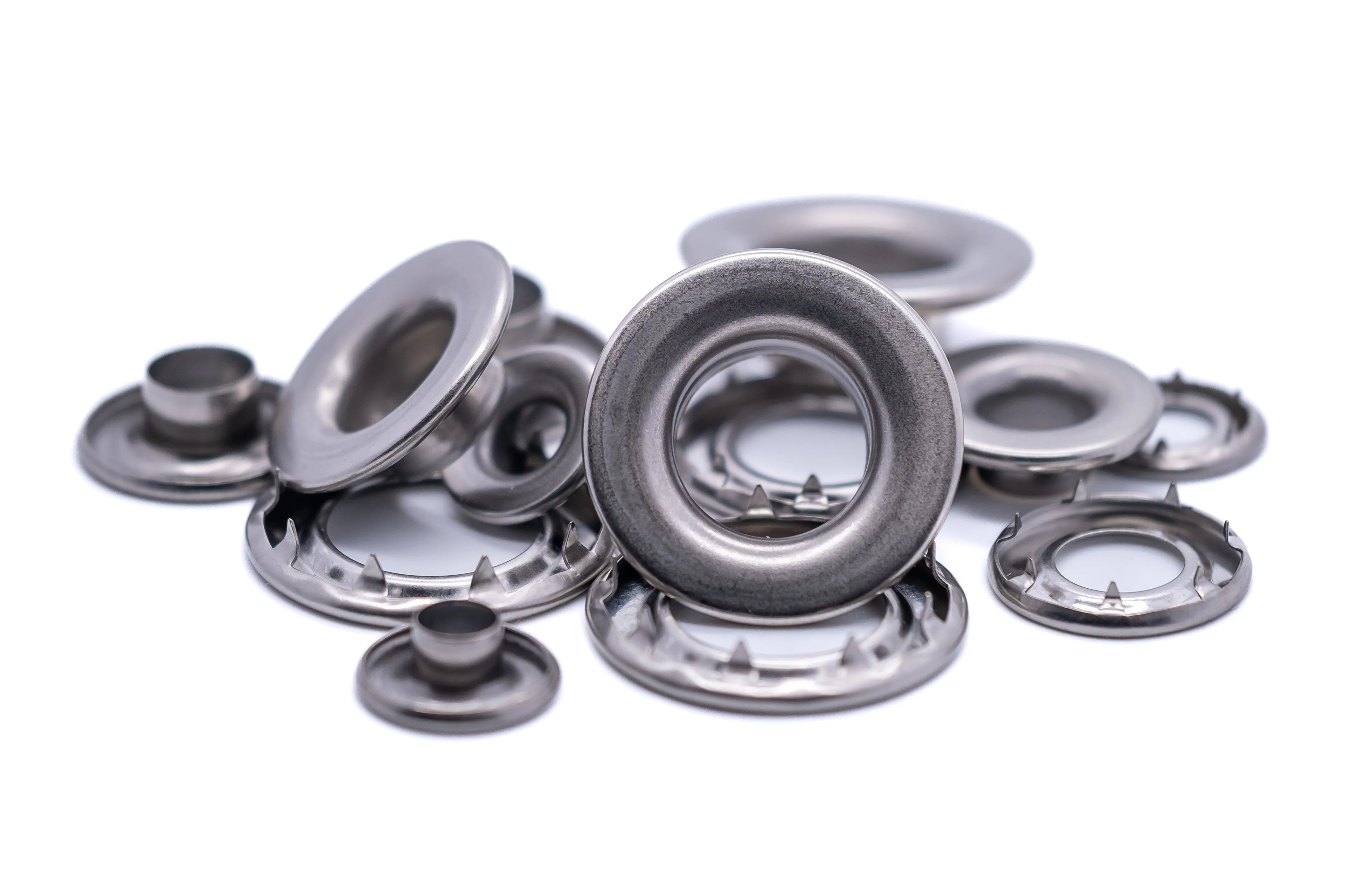 Grommets eyelets marine grade stainless steel rolled rim heavy duty 7mm - 16mm