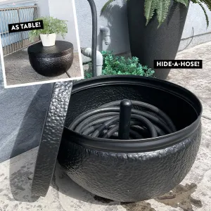 Hammered Iron Hose Pot with Lid
