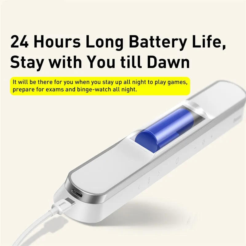 Hanging Magnetic LED Table Lamp Chargeable Stepless Dimming Desk Lamp Cabinet Light  For Closet Wardrobe USB Night Light