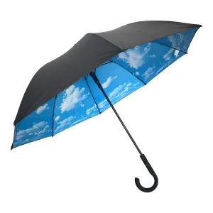 HAPPYSWEEDS - Large stick umbrella - SKY LAKE - Windproof og UPF50