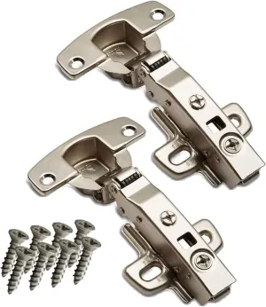 Hettich Sensys 8645i TH52 110 Degree Corner Stop Standard Hinge with Soft Close Automatic Hinge Integrated Damping Hinges for Kitchen Cupboard Wardrobe Pack of 2 by SOTECH