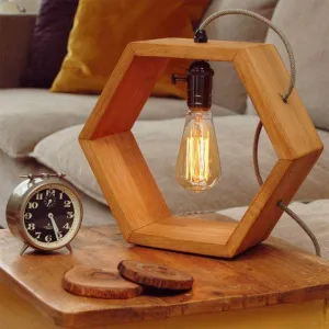 Hexagon Design Table Lamp /Hanging Lamp By Miza