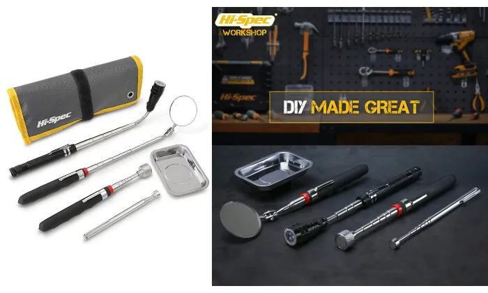 Hi-Spec 5-piece set of Magnetic LED