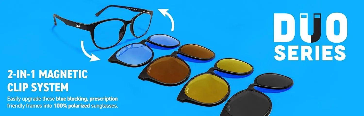 Hobie Bells Polarized Sunglasses - Outdoor Sunglasses with Blue Block & HydroClean Lenses for Men and Women