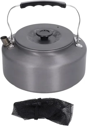 HUONIU Aluminum Alloy Outdoor Coffee Pot, Portable Camping Teapot, Travel Kettle for Picnic and Outdoor