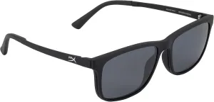 HyperX Spectre React - Gaming Eyewear, Blue Light Blocking Glasses, UV Protection, Ultem Frame, Crystal Clear Lenses, Microfiber Bag, Hard Case – Medium/Large w. Polarized Clip Black