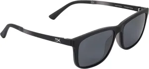 HyperX Spectre React - Gaming Eyewear, Blue Light Blocking Glasses, UV Protection, Ultem Frame, Crystal Clear Lenses, Microfiber Bag, Hard Case – Medium/Large w/Polarized Clip Crystal Grey