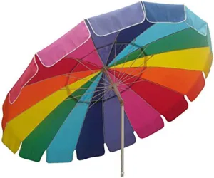 Impact Canopy Beach Umbrella Rainbow Includes Carry Bag