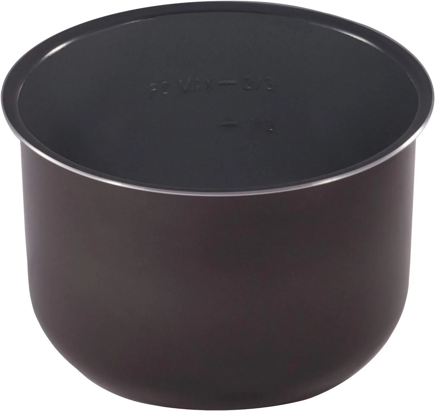 Instant Pot 3-Qt Ceramic Non-Stick Inner Cooking Pot for Rice, Slow Cooking, Black
