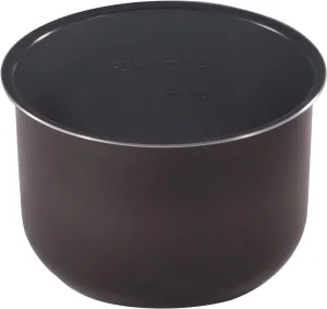 Instant Pot 3-Qt Ceramic Non-Stick Inner Cooking Pot for Rice, Slow Cooking, Black