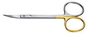 Iris Scissors, Curved, Serrated 46.051.11SC