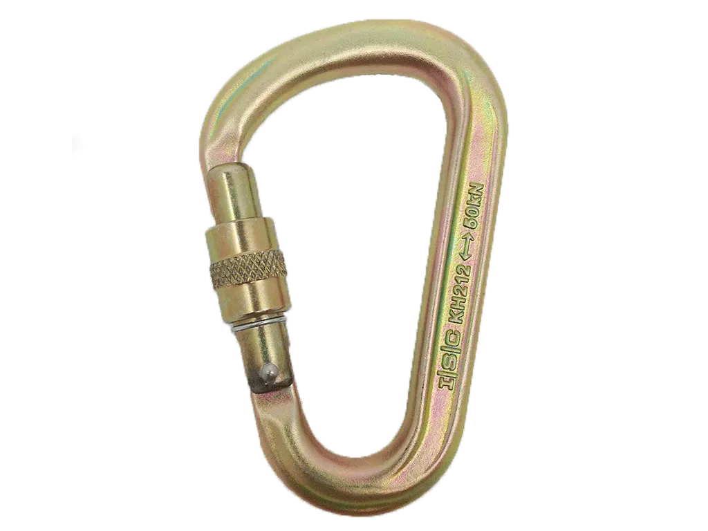 ISC Steel HMS Screw Gate Carabiner