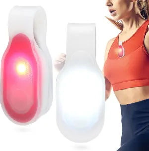 jojofuny Magnetic Lights Running Light Clip-on 3 Modes for Night Riding Walking Hiking