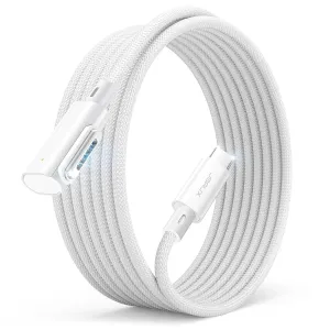 JSAUX 140W USB C to Magnetic 3 Cable 10ft Right Angle, Compatible With MacBook Air/Pro 2023/2022/2021 (M3, M2, M1, 14-16 Inch)