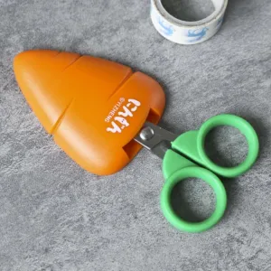Kawaii Carrot Safety Scissors for Kids Crafts
