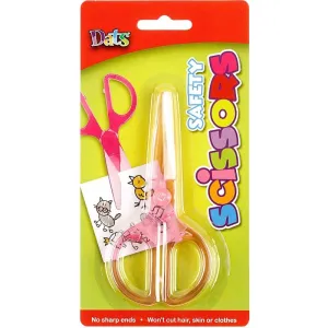 Kids Plastic Safety Scissors 12cm