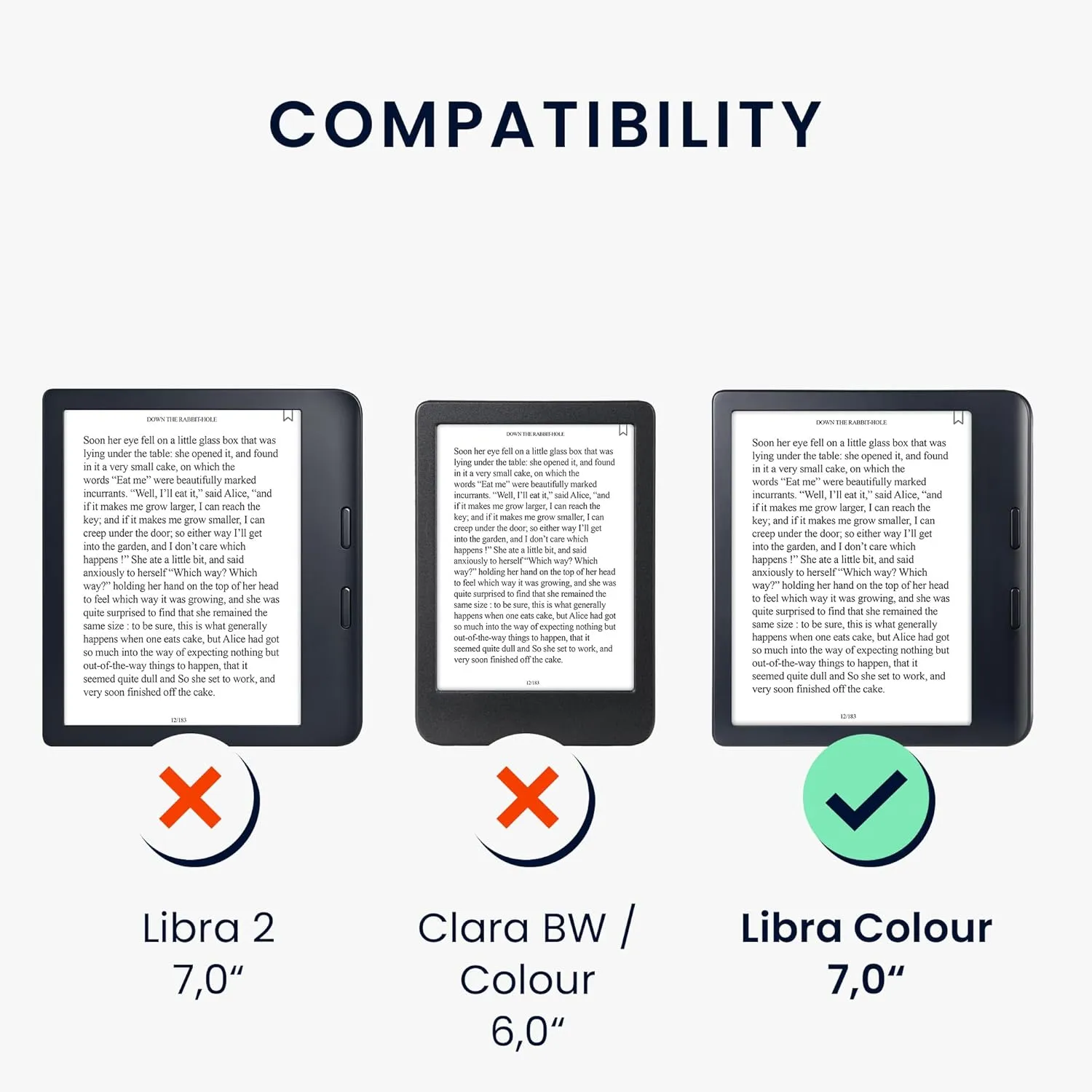 kwmobile Case Compatible with Kobo Libra Colour Case - eReader Cover - Travel Vintage Brown/Light Brown