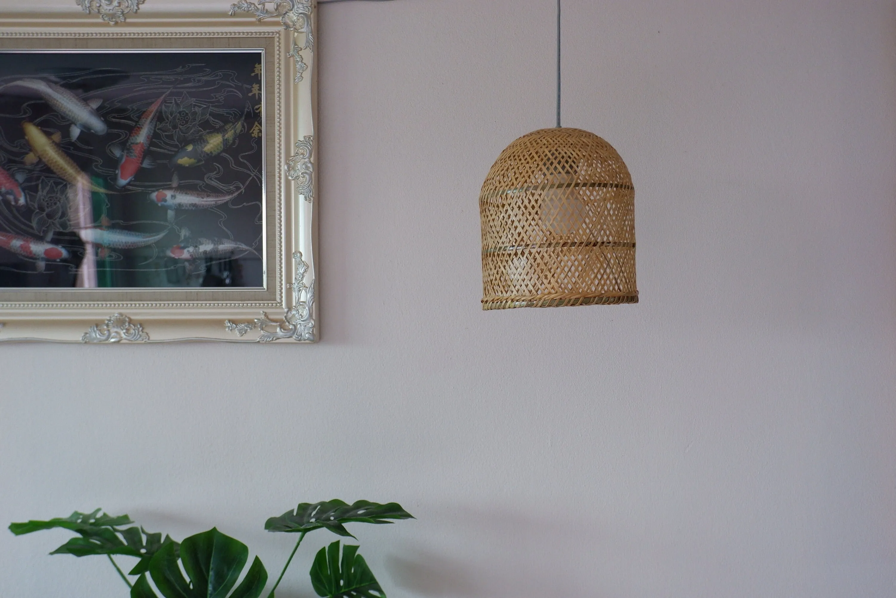 L size) Bamboo Pendant Light