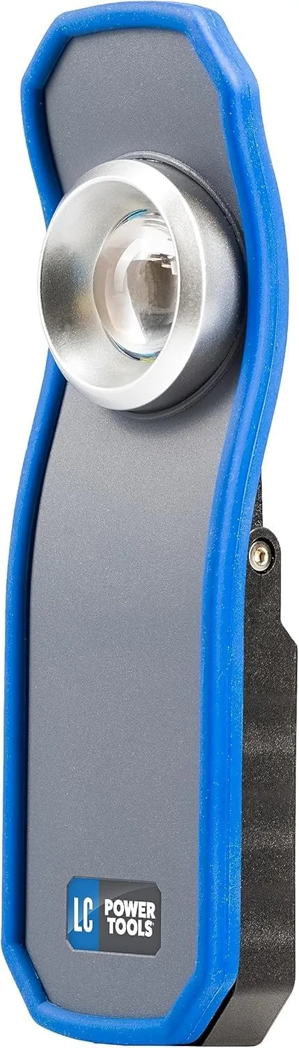 Lake Country Paint Inspection Light – Detailing LED Light w/Retractable Hook, Flip-Out Magnetic Base and Charging Cable - 1350 Lumens