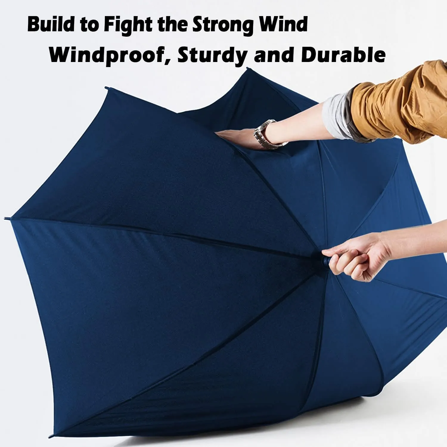 LANBRELLA Golf Umbrell 72/80 Inch Extra Large Oversize Windproof Stick Umbrella